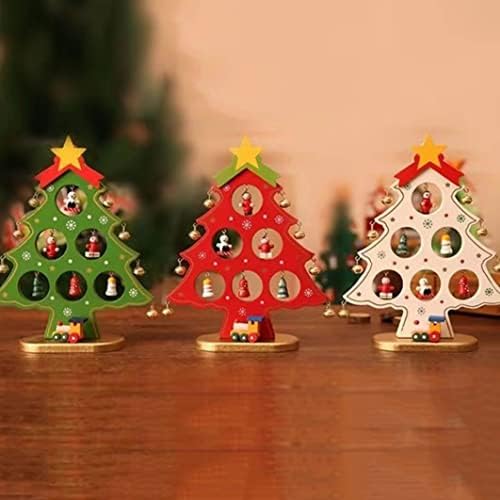guk Mesterséges karácsonyfa DIY Mini karácsonyfa Asztal Fából készült karácsonyfa Díszítés Gyermekek Karácsonyi