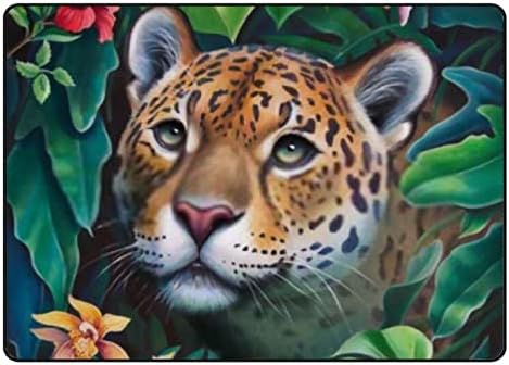 Tele Beltéri Szőnyeg Játszani Mat Jaguar A Dzsungelben Nappali Hálószoba Oktatási Haza Szőnyeg Szőnyeg