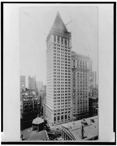 Fotó: Bankers Trust Company Épület,a Wall Street,Nassau Street,New York,NY,c1911
