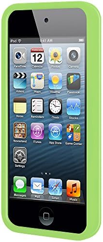 Amzer SlimGrip Hibrid Esetében a hátlap iPod Touch 5 Gen, Felhős/Zöld (AMZ97728)