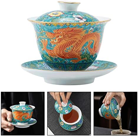 DOITOOL Tiszta Bögre Japán Tea Csésze Zománc Kung Fu Tea Csésze: 1 Állítsa a Hagyományos Kínai Teát Porcelán