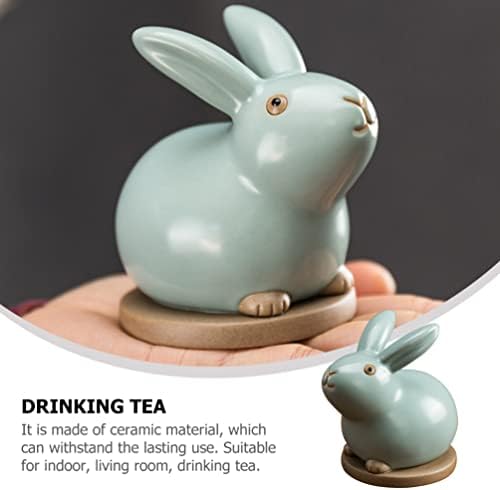 A ház Díszek, hogy a Kínai Kung-Fu Tea Pet: Kerámia Nyúl Tea Pet Húsvéti Nyuszi Figura Tea Próbálja Állat