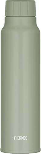 Termosz FJK-750 KKI Víz, Üveg, Hőszigetelt Szénsavas Italt, Üveget, 25.4 fl oz (750 ml), Khaki, A Hideg