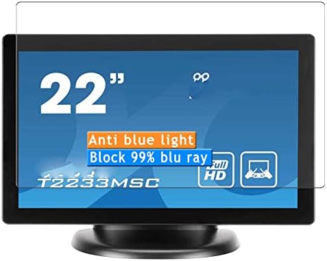 Vaxson 2-Pack Anti Kék Fény képernyővédő fólia, kompatibilis IIYAMA ProLite T2233MSC-B PLT2233MSC-B1 21.5