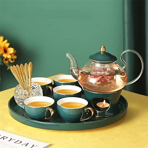 HOUKAI kávéscsésze Szett Európai Kerámia Csésze Készlet Brit Hercegnő Délutáni Tea Tea Virág Teáskanna