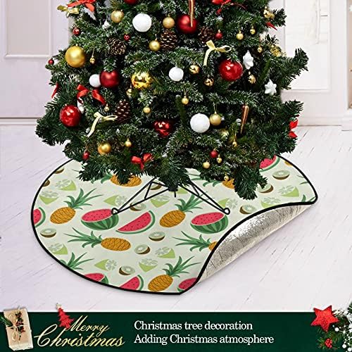 xigua karácsonyfa Mat Trópusi Gyümölcs Akvarell karácsonyfa, Mat karácsonyfa Szoknya Xmas Holiday Home