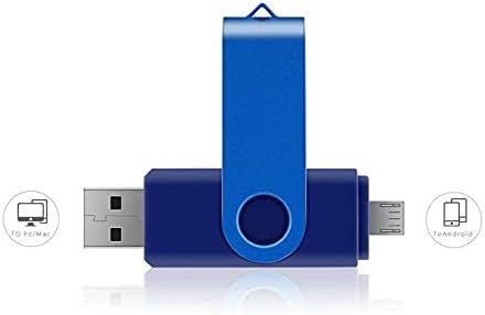 n/USB Flash drive 16GB 32GB pendrive 128GB Pendrive 64 gb-os OTG 2 az 1-ben USB Stick (Szín : Fekete,