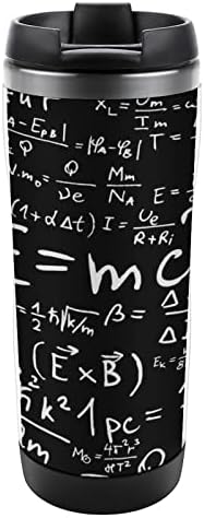 Matematikai Képlet Utazási kávéscsészék Fedél Hőszigetelt Poharak, Rozsdamentes Acél duplafalú Üveg Víz
