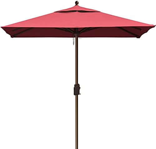 EliteShade USA 10 Éves-Nem Halványuló Sunumbrella 6x6Ft Tér Piac Esernyő Terasz Kerti Asztal Esernyő a