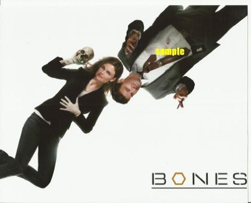 Csont, Emily Deschanel, David Boreanaz fekve 8x10 Promotinal Fotó Bones1006