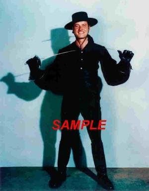 Guy Williams Zorro Fotó Állandó Nagy Mosoly Kalap, Maszk nélkül a Kard 8x10 GW1006