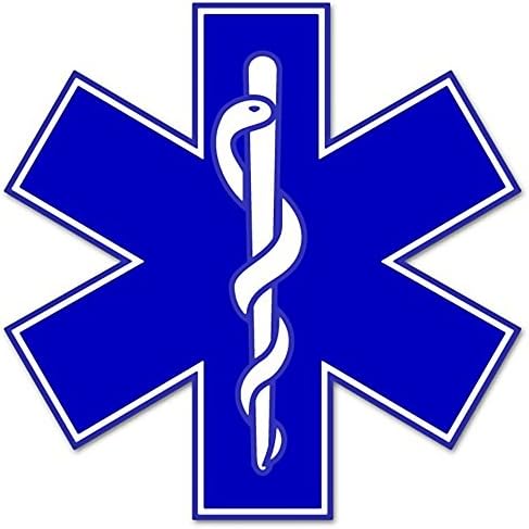 EMS EMT Csillag az Élet Matrica, Matrica Kék Orvosi Mentőautót (8)