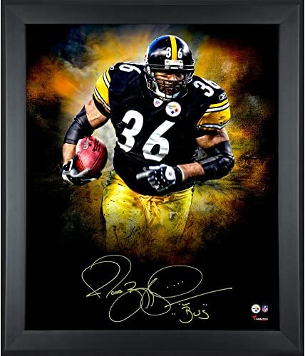 Jerome Bettis Pittsburgh Steelers Keretes Dedikált 20 x 24 Fókuszban a Fénykép - Dedikált NFL-Fotók