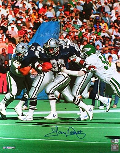Tony Dorsett Dedikált Dallas Cowboys 16x20 Vs. Sasok HM Fotó - BA W Hologram - Dedikált NFL-Fotók