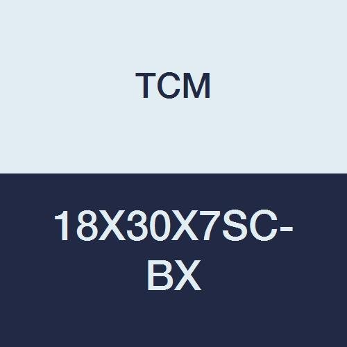 TCM 18X30X7SC-BX NBR (Buna Gumi)/szénacél olajtömítést, SC Típusú, 0.709 x 1.181 x 0.276