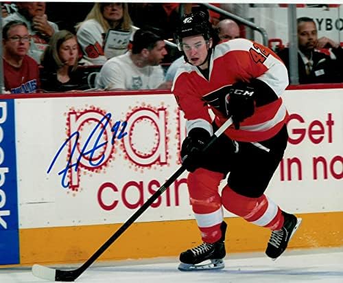 Jason Akeson Philadelphia Flyers Dedikált 8x10 Dedikált Fotó - Dedikált NHL-Fotók