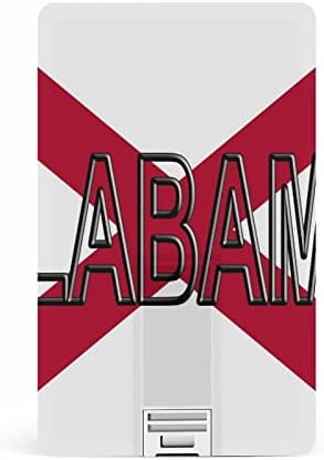 Zászló, Alabama Állam, USB Memory Stick Üzleti Flash-Meghajtók Kártya, Hitelkártya, bankkártya Alakú