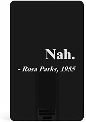 Nem. Rosa Parks, 1955 USB Memory Stick Üzleti Flash-Meghajtók Kártya, Hitelkártya, bankkártya Alakú