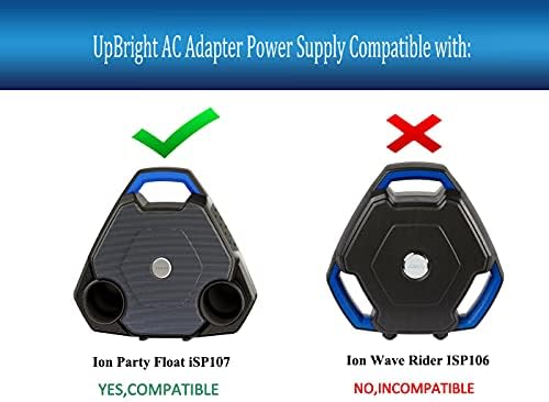 UpBright Új Globális AC/DC Adapter Kompatibilis ION Audio Fél Úszó iSP107 VIPRB-iSP107 Vezeték nélküli