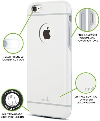 Moshi iGlaze Ultra Slim iPhone 6/6 Esetben - Fehér